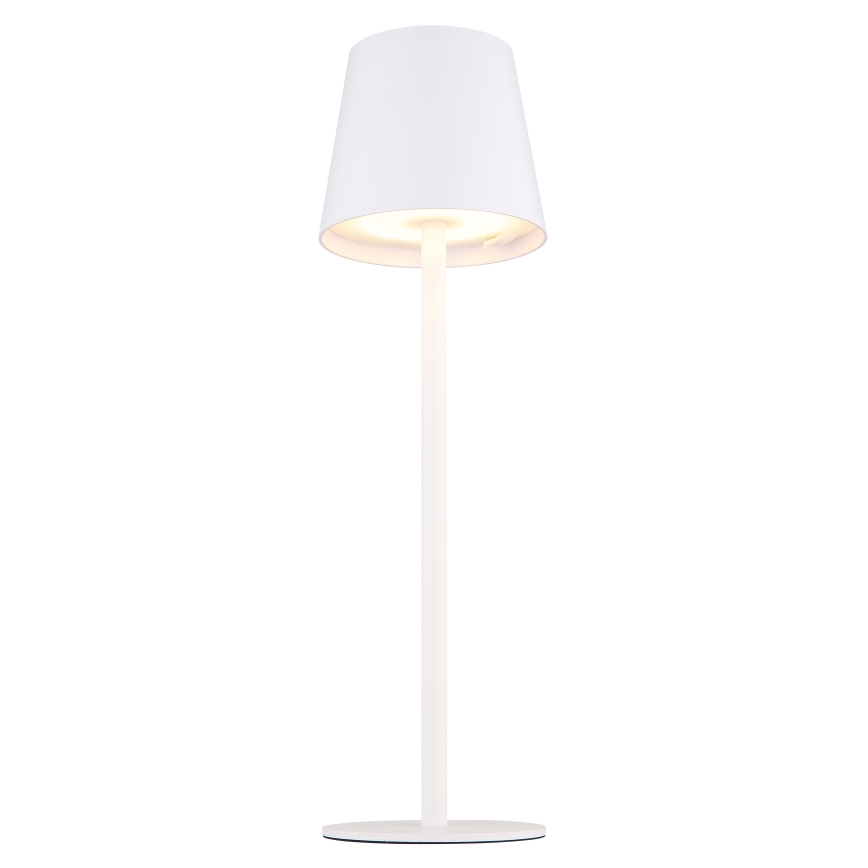 Globo - Udendørs LED lampe touch-funktion dæmpbar LED/3W/3,7V IP44 1800 mAh USB hvid