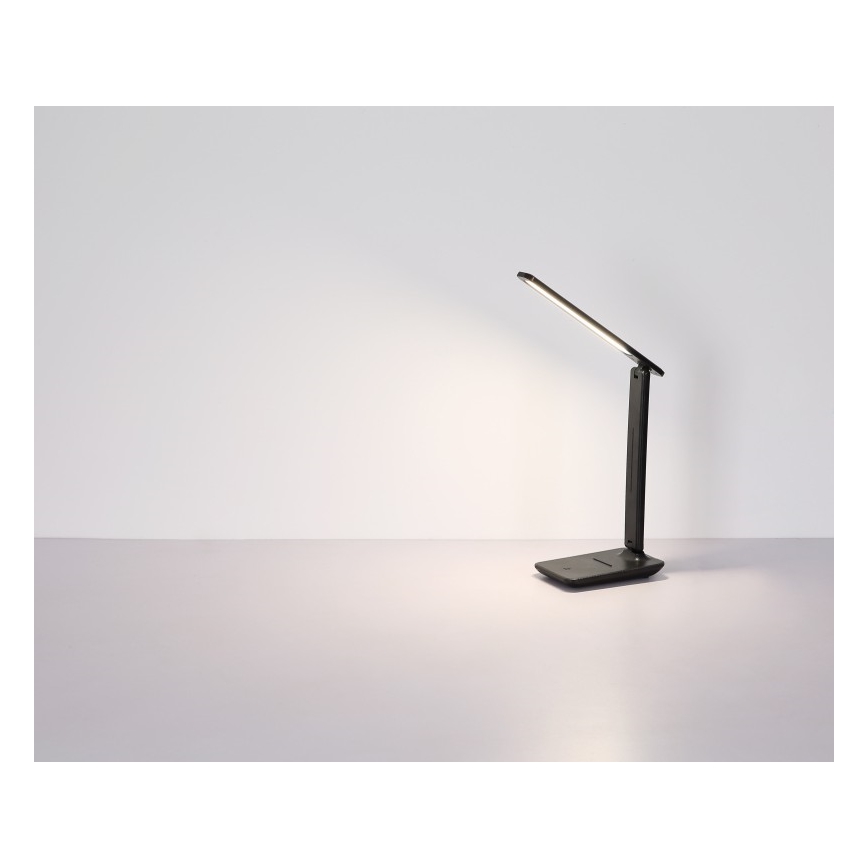 Globo - LED Touch-dæmpbar genopladelig bordlampe LED/5W/5V 2700/4000/6500K 1800 mAh sort