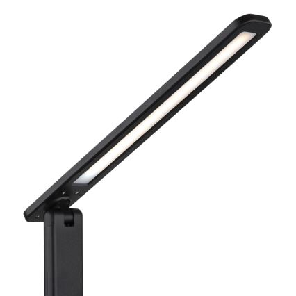 Globo 58439SA - LED bordlampe m. touch-funktion dæmpbar og genopladelig BRIGHTON LED/5W/5V 1800 mAh sort