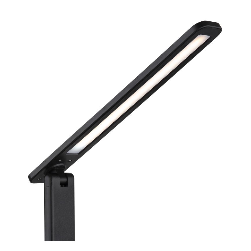 Globo 58439SA - LED bordlampe m. touch-funktion dæmpbar og genopladelig BRIGHTON LED/5W/5V 1800 mAh sort