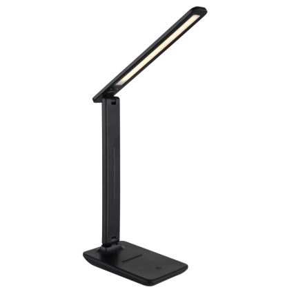 Globo 58439SA - LED bordlampe m. touch-funktion dæmpbar og genopladelig BRIGHTON LED/5W/5V 1800 mAh sort