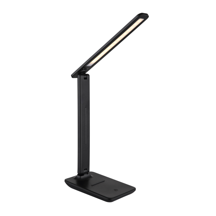 Globo 58439SA - LED bordlampe m. touch-funktion dæmpbar og genopladelig BRIGHTON LED/5W/5V 1800 mAh sort