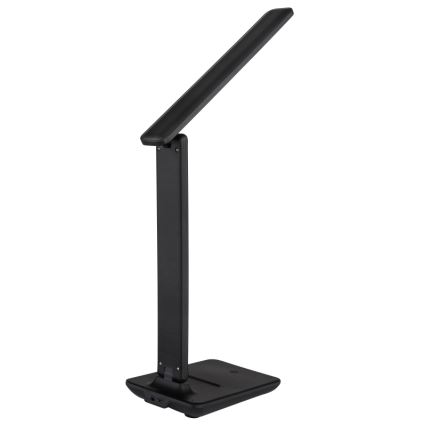 Globo 58439SA - LED bordlampe m. touch-funktion dæmpbar og genopladelig BRIGHTON LED/5W/5V 1800 mAh sort