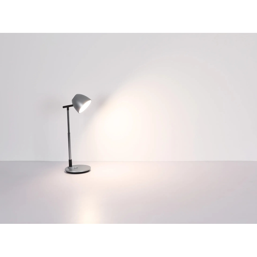 Globo - LED bordlampe m. touch-funktion dæmpbar LED/7,5W/230V 3000K/4000K/6500K grå