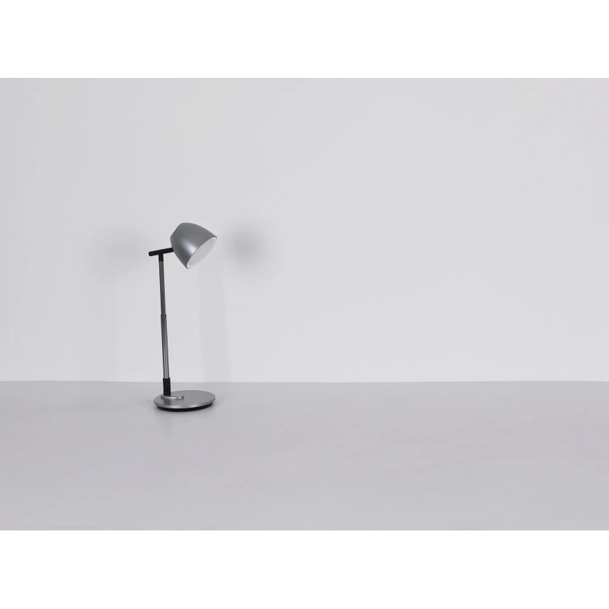 Globo - LED bordlampe m. touch-funktion dæmpbar LED/7,5W/230V 3000K/4000K/6500K grå