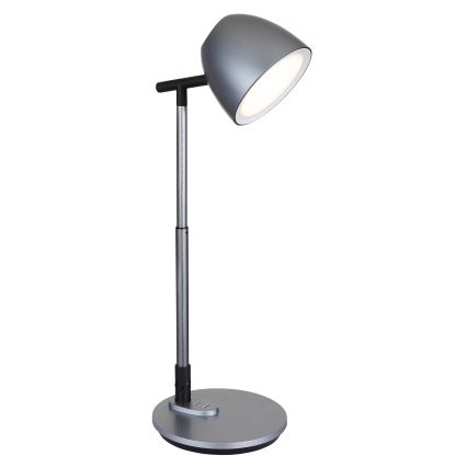Globo - LED bordlampe m. touch-funktion dæmpbar LED/7,5W/230V 3000K/4000K/6500K grå