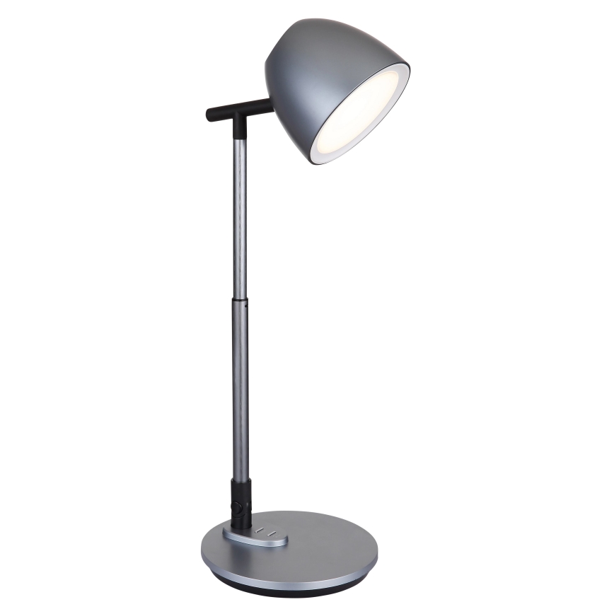 Globo - LED bordlampe m. touch-funktion dæmpbar LED/7,5W/230V 3000K/4000K/6500K grå