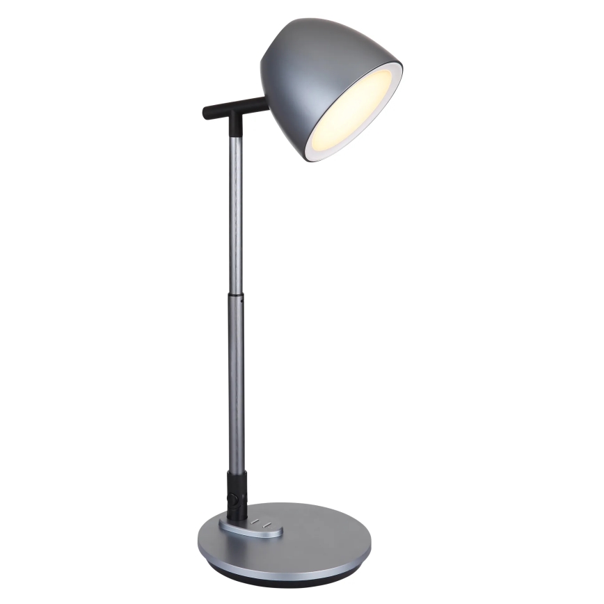Globo - LED bordlampe m. touch-funktion dæmpbar LED/7,5W/230V 3000K/4000K/6500K grå