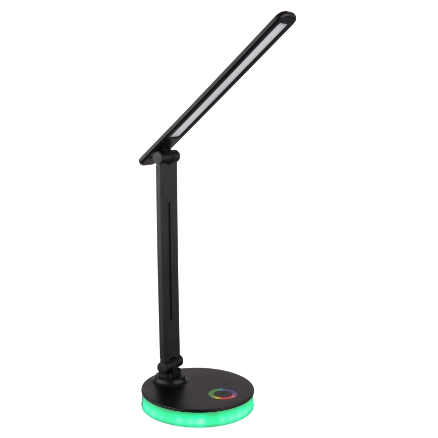 Globo - LED bordlampe m. RGBW-farver  m. touch-funktion dæmpbar LED/5W/230V + LED/2W 2700K/4000K/6500K sort