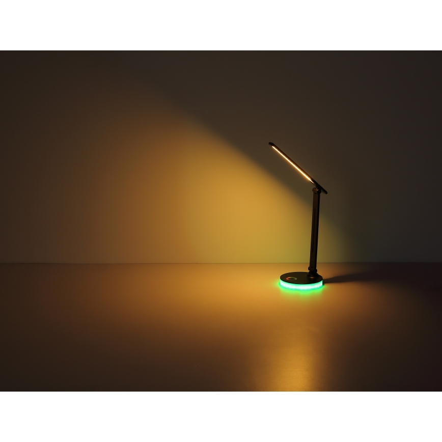 Globo - LED bordlampe m. RGBW-farver m. touch-funktion dæmpbar LED/5W/230V + LED/2W 2700K/4000K/6500K hvid