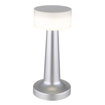 Globo - LED bordlampe m. touch-funktion dæmpbar LED/1W/3,7V 2700K/4000K/6500K 800 mAh USB mat krom