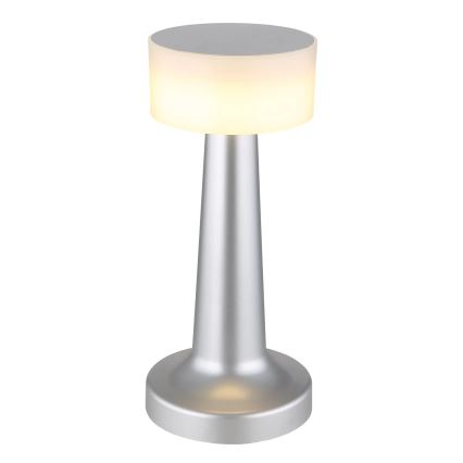 Globo - LED bordlampe m. touch-funktion dæmpbar LED/1W/3,7V 2700K/4000K/6500K 800 mAh USB mat krom