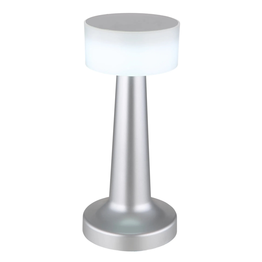 Globo - LED bordlampe m. touch-funktion dæmpbar LED/1W/3,7V 2700K/4000K/6500K 800 mAh USB mat krom