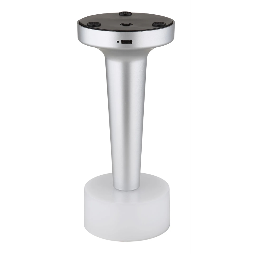 Globo - LED bordlampe m. touch-funktion dæmpbar LED/1W/3,7V 2700K/4000K/6500K 800 mAh USB mat krom