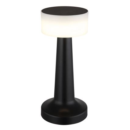 Globo - LED bordlampe m. touch-funktion dæmpbar LED/1W/3,7V 2700K/4000K/6500K 800 mAh USB sort