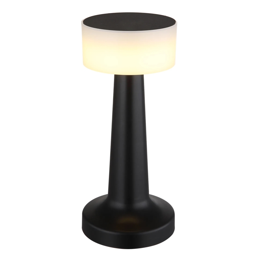 Globo - LED bordlampe m. touch-funktion dæmpbar LED/1W/3,7V 2700K/4000K/6500K 800 mAh USB sort