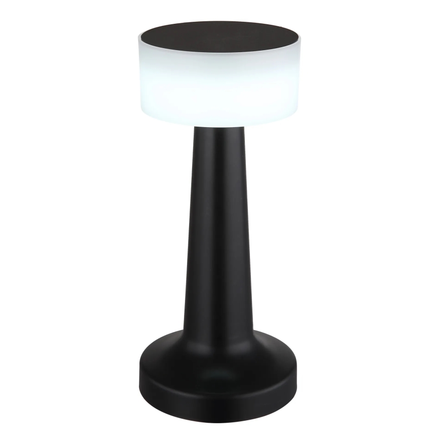 Globo - LED bordlampe m. touch-funktion dæmpbar LED/1W/3,7V 2700K/4000K/6500K 800 mAh USB sort