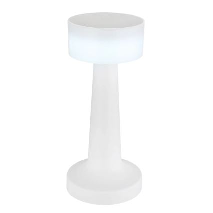 Globo - LED dæmpbar touch bordlampe LED/1W/3,7V 2700K/4000K/6500K 800 mAh USB hvid