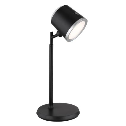 Globo - LED bordlampe m. touch-funktion dæmpbar 04.01.2001 LED/6W/3,7V 3000K/4000K/6500K 1500 mAh USB sort