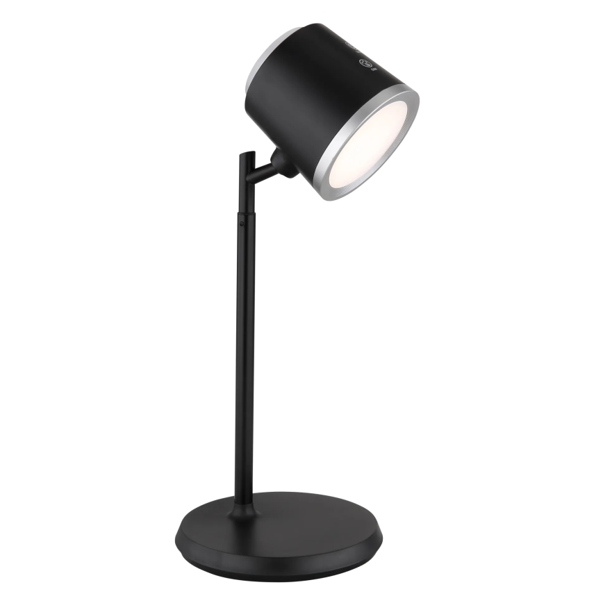 Globo - LED bordlampe m. touch-funktion dæmpbar 04.01.2001 LED/6W/3,7V 3000K/4000K/6500K 1500 mAh USB sort