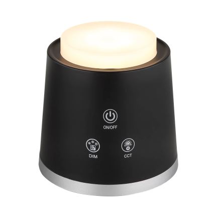 Globo - LED bordlampe m. touch-funktion dæmpbar 04.01.2001 LED/6W/3,7V 3000K/4000K/6500K 1500 mAh USB sort