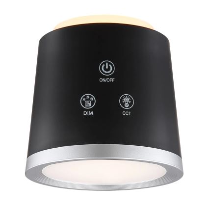 Globo - LED bordlampe m. touch-funktion dæmpbar 04.01.2001 LED/6W/3,7V 3000K/4000K/6500K 1500 mAh USB sort