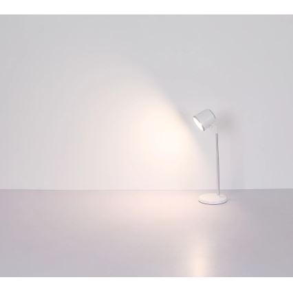 Globo - LED bordlampe m. touch-funktion dæmpbar 04.01.2001 LED/6W/3,7V 3000K/4000K/6500K 1500 mAh USB hvid