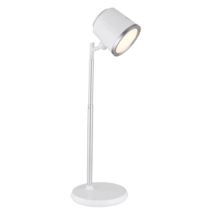Globo - LED bordlampe m. touch-funktion dæmpbar 04.01.2001 LED/6W/3,7V 3000K/4000K/6500K 1500 mAh USB hvid