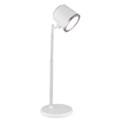 Globo - LED bordlampe m. touch-funktion dæmpbar 04.01.2001 LED/6W/3,7V 3000K/4000K/6500K 1500 mAh USB hvid