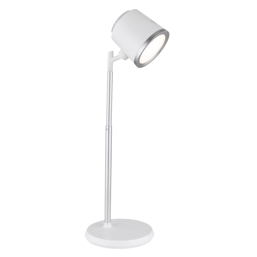 Globo - LED bordlampe m. touch-funktion dæmpbar 04.01.2001 LED/6W/3,7V 3000K/4000K/6500K 1500 mAh USB hvid