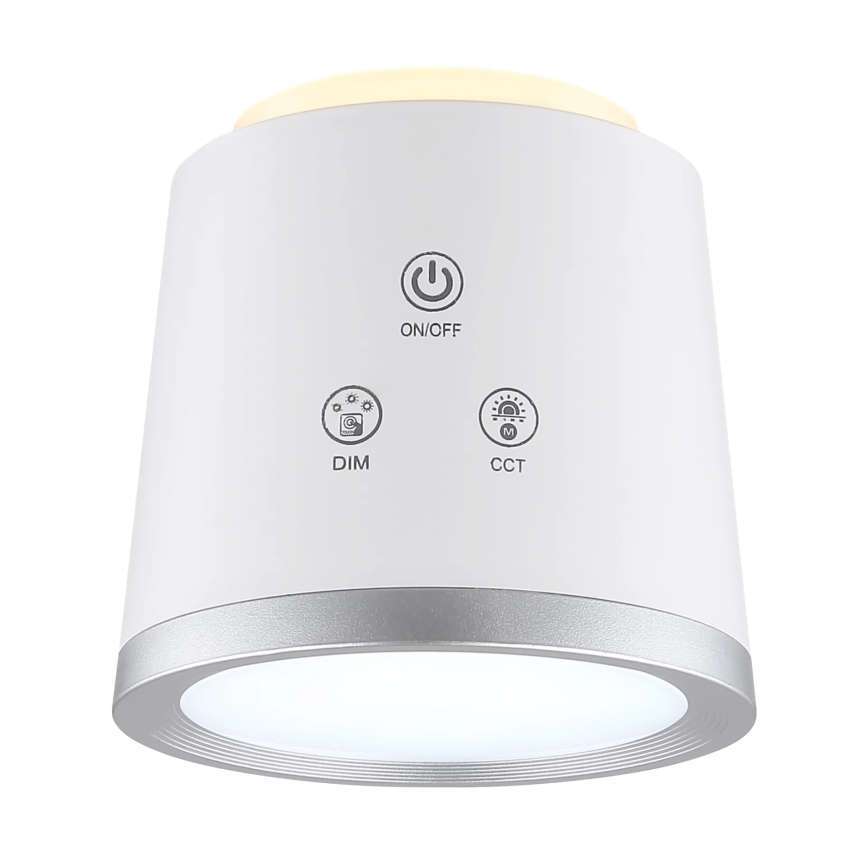 Globo - LED bordlampe m. touch-funktion dæmpbar 04.01.2001 LED/6W/3,7V 3000K/4000K/6500K 1500 mAh USB hvid