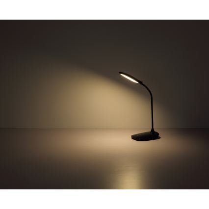 Globo - LED bordlampe m. touch-funktion dæmpbar LED/9W/230V 3000K/4000K/6500K CRI 90 sort