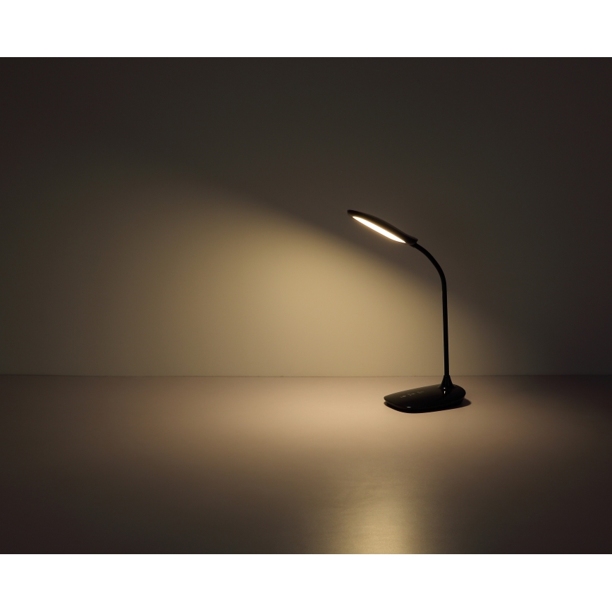 Globo - LED bordlampe m. touch-funktion dæmpbar LED/9W/230V 3000K/4000K/6500K CRI 90 sort