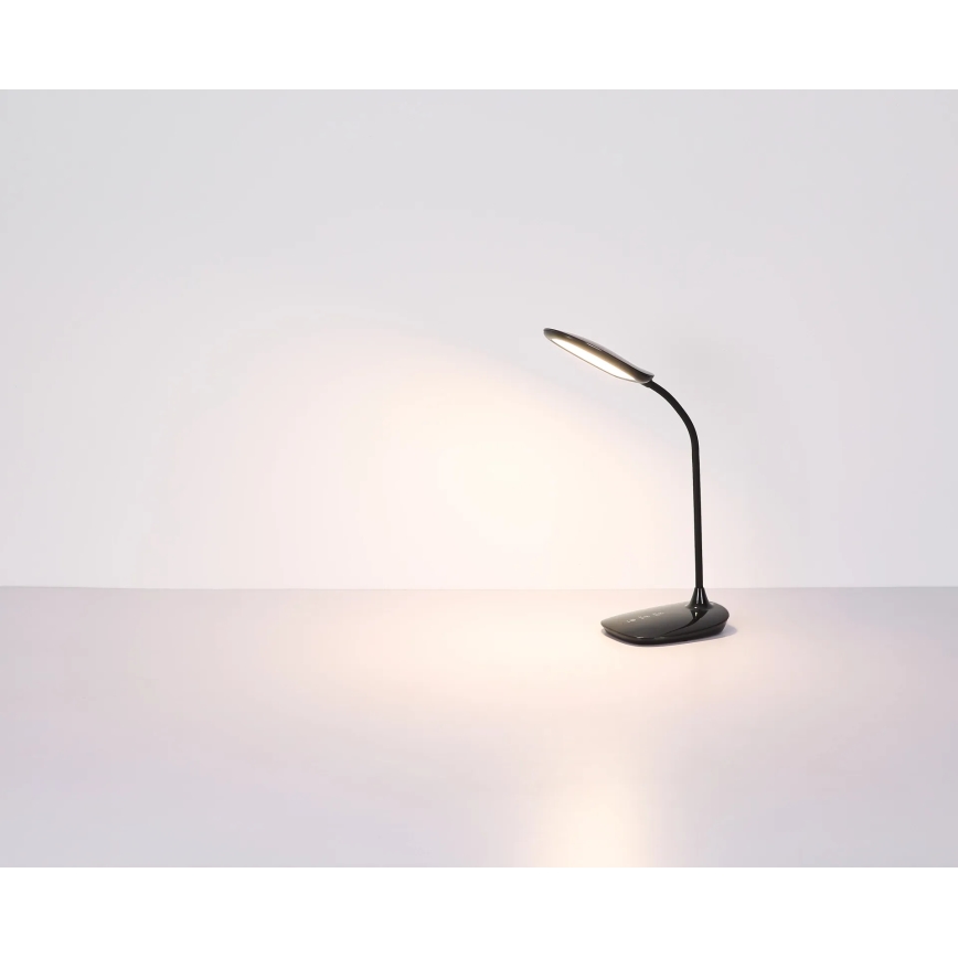 Globo - LED bordlampe m. touch-funktion dæmpbar LED/9W/230V 3000K/4000K/6500K CRI 90 sort
