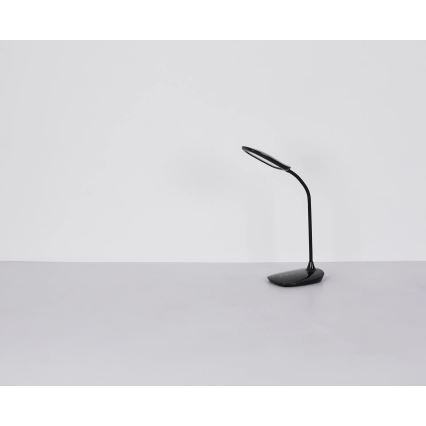Globo - LED bordlampe m. touch-funktion dæmpbar LED/9W/230V 3000K/4000K/6500K CRI 90 sort