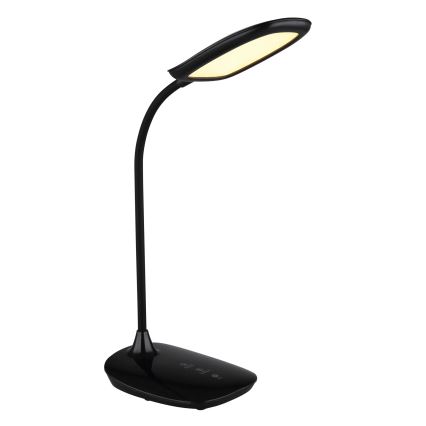 Globo - LED bordlampe m. touch-funktion dæmpbar LED/9W/230V 3000K/4000K/6500K CRI 90 sort