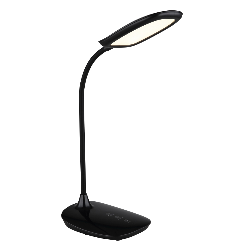 Globo - LED bordlampe m. touch-funktion dæmpbar LED/9W/230V 3000K/4000K/6500K CRI 90 sort