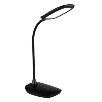 Globo - LED bordlampe m. touch-funktion dæmpbar LED/9W/230V 3000K/4000K/6500K CRI 90 sort