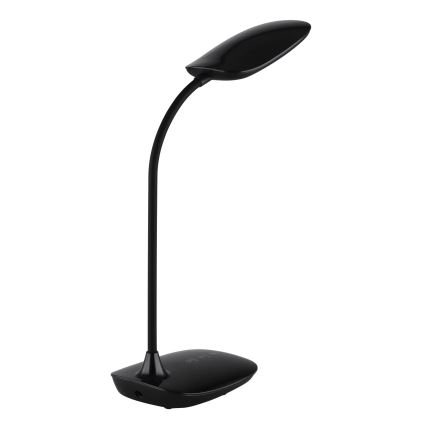 Globo - LED bordlampe m. touch-funktion dæmpbar LED/9W/230V 3000K/4000K/6500K CRI 90 sort