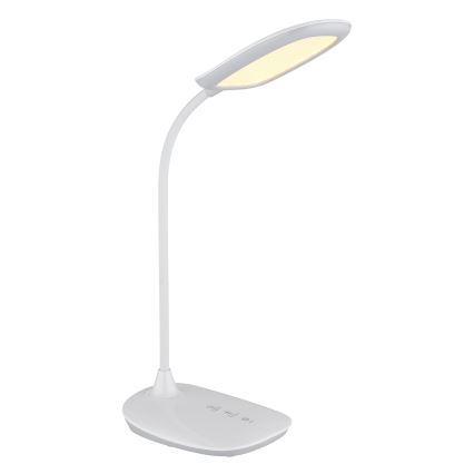Globo - LED bordlampe m. touch-funktion dæmpbar LED/9W/230V 3000K/4000K/6500K CRI 90 hvid