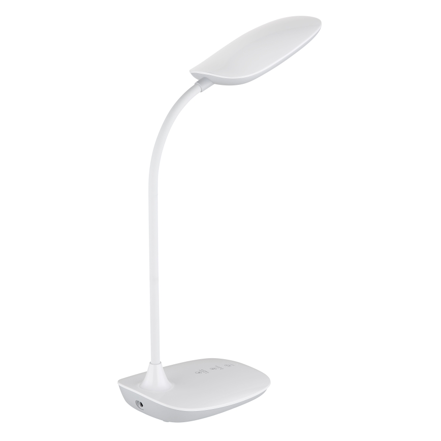 Globo - LED bordlampe m. touch-funktion dæmpbar LED/9W/230V 3000K/4000K/6500K CRI 90 hvid