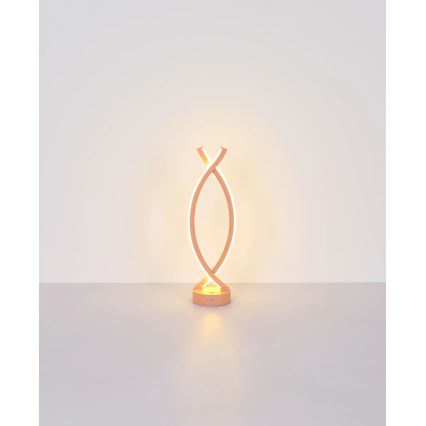 Globo - LED bordlampe m. touch-funktion dæmpbar LED/1W/3,7V 3000K 1800 mAh USB lyserød