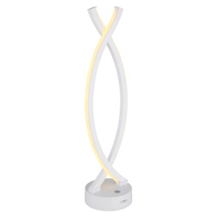Globo - LED bordlampe m. touch-funktion dæmpbar LED/1W/3,7V 3000K 1800 mAh USB hvid