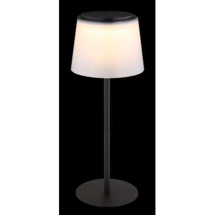 Globo - Udendørs LED bordlampe m. touch-funktion dæmpbar LED/1,8W/5V IP44 1800 mAh sort/hvid