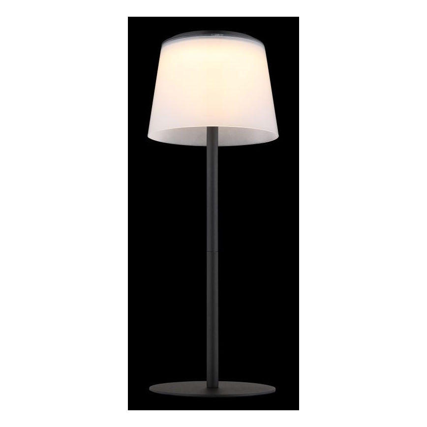 Globo - Udendørs LED bordlampe m. touch-funktion dæmpbar LED/1,8W/5V IP44 1800 mAh sort/hvid