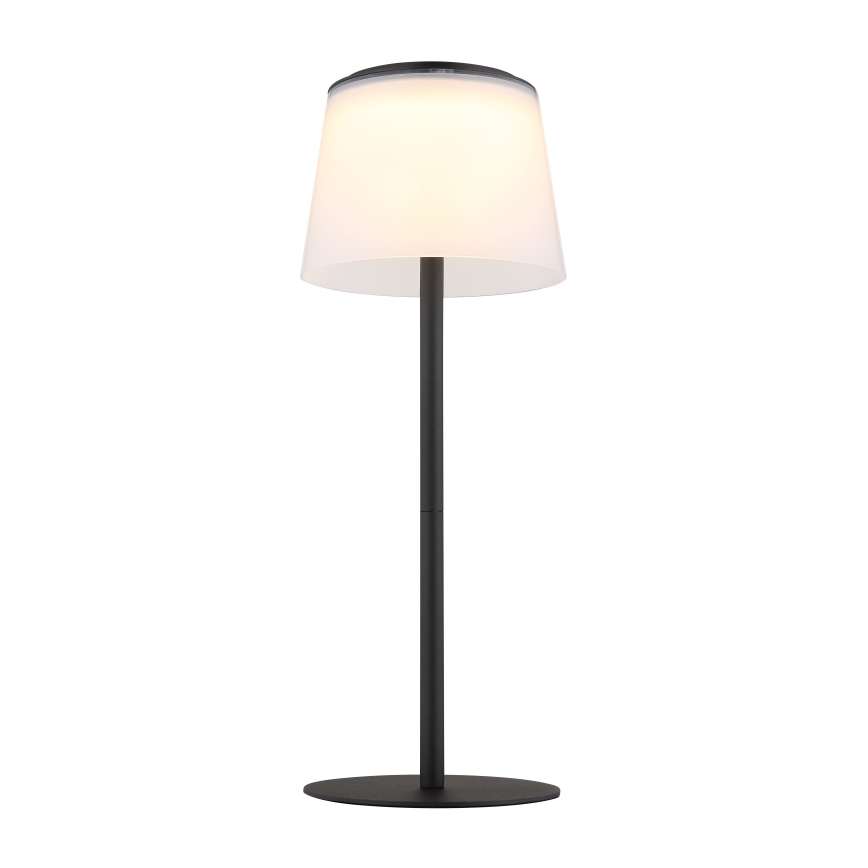 Globo - Udendørs LED bordlampe m. touch-funktion dæmpbar LED/1,8W/5V IP44 1800 mAh sort/hvid