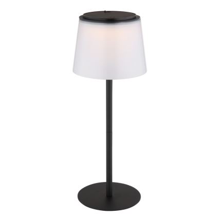 Globo - Udendørs LED bordlampe m. touch-funktion dæmpbar LED/1,8W/5V IP44 1800 mAh sort/hvid
