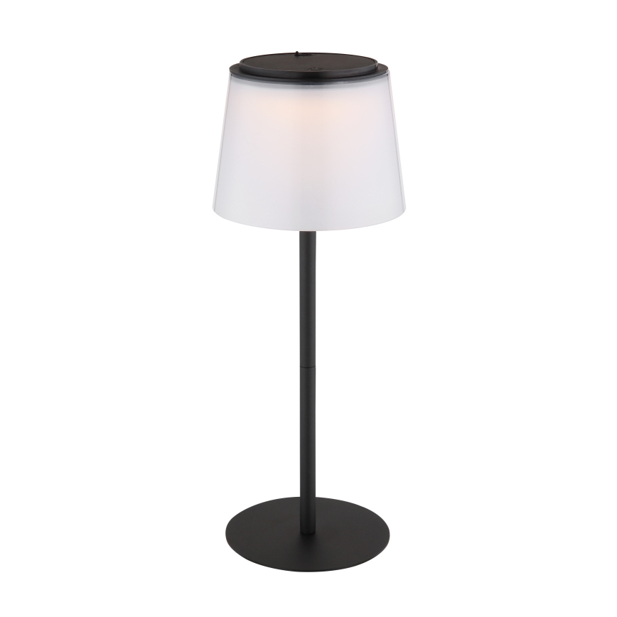 Globo - Udendørs LED bordlampe m. touch-funktion dæmpbar LED/1,8W/5V IP44 1800 mAh sort/hvid