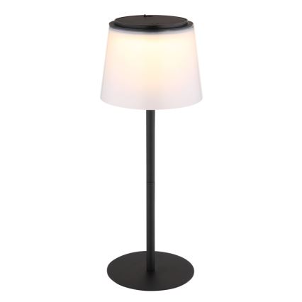 Globo - Udendørs LED bordlampe m. touch-funktion dæmpbar LED/1,8W/5V IP44 1800 mAh sort/hvid