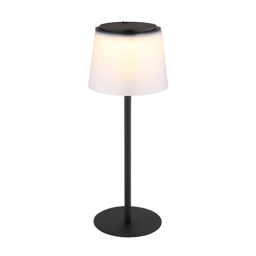 Globo - Udendørs LED bordlampe m. touch-funktion dæmpbar LED/1,8W/5V IP44 1800 mAh sort/hvid